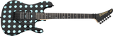 Kramer Guitars NightSwan El-Guitar (Black with Blue Polka Dots )