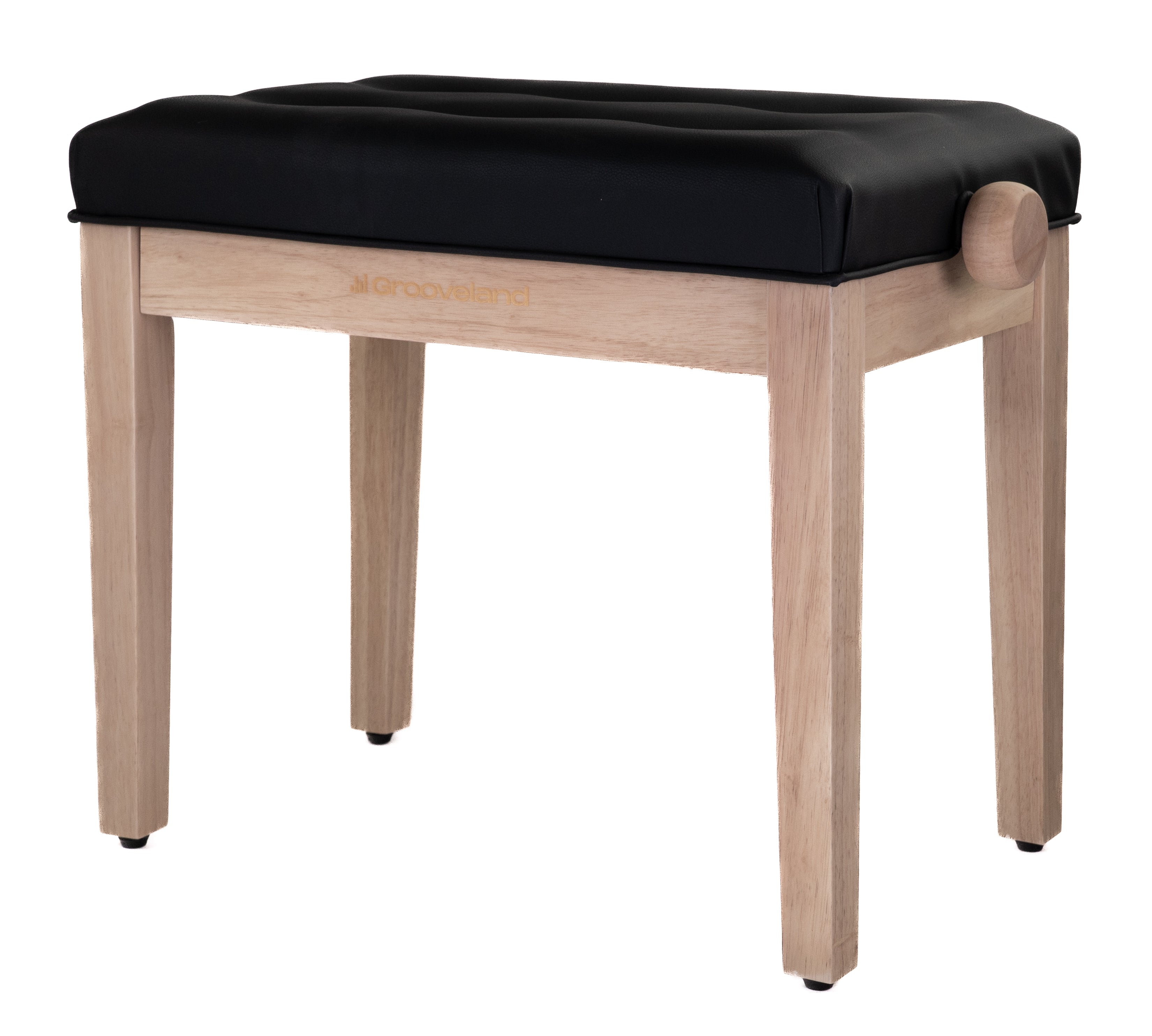 Grooveland KB300 Piano Bench (Natural/Black)