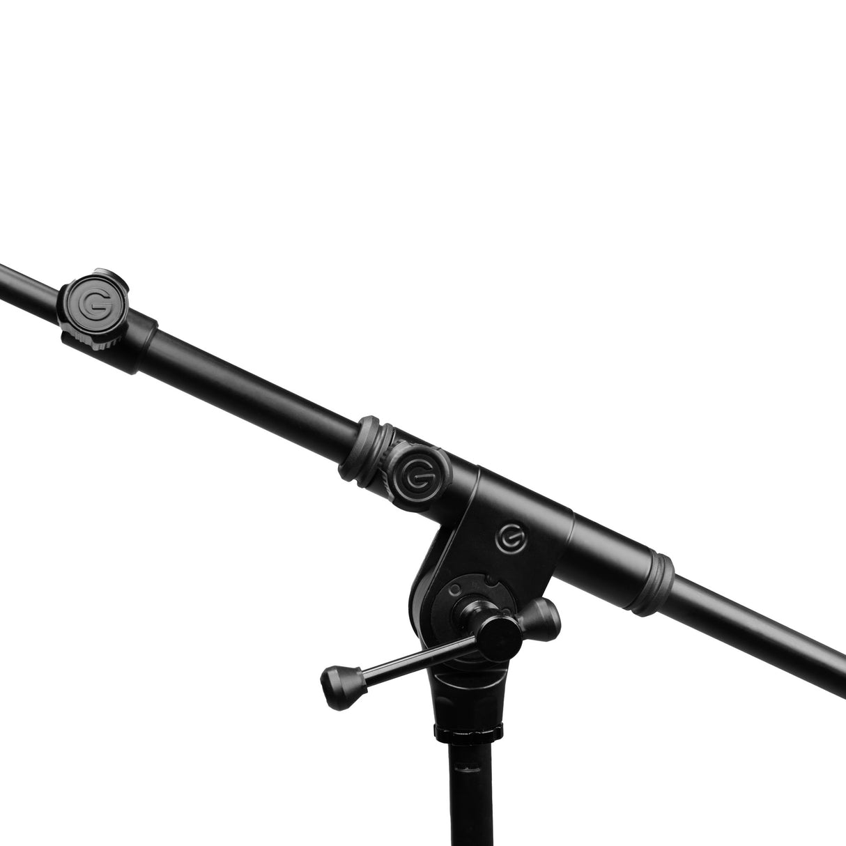 Gravity TMS 4332 B - Touring Series mikrofonstativ med sammenklappelig trefodsbase og teleskopisk boomarm med 2-punktsjustering, sort