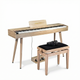 Grooveland DDP-140 Electric Piano (Wood) Bundle