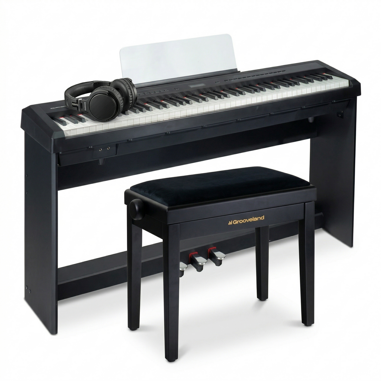 Grooveland P22 complete Piano Pack, Black