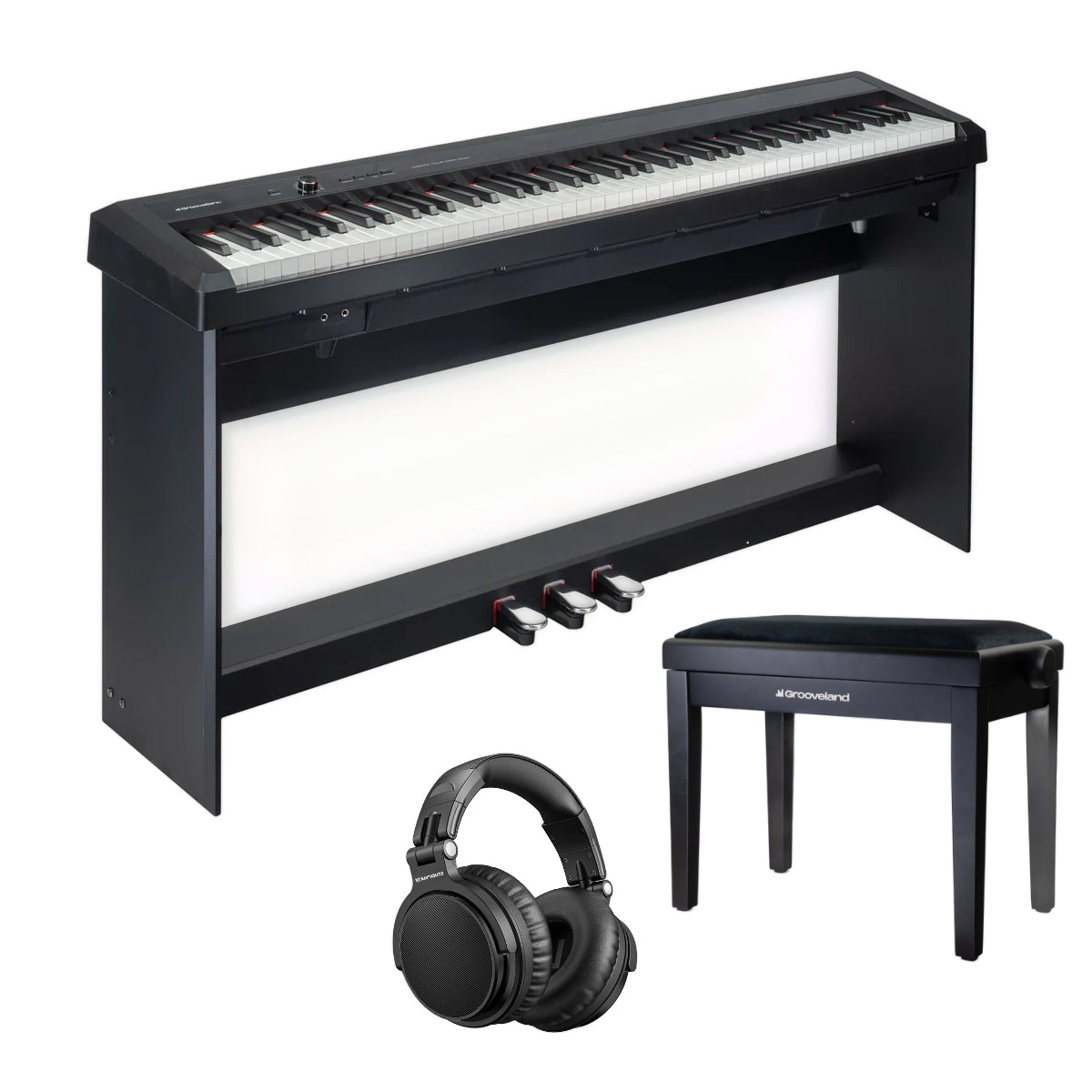 Grooveland P450 complete Piano Pack (Black)