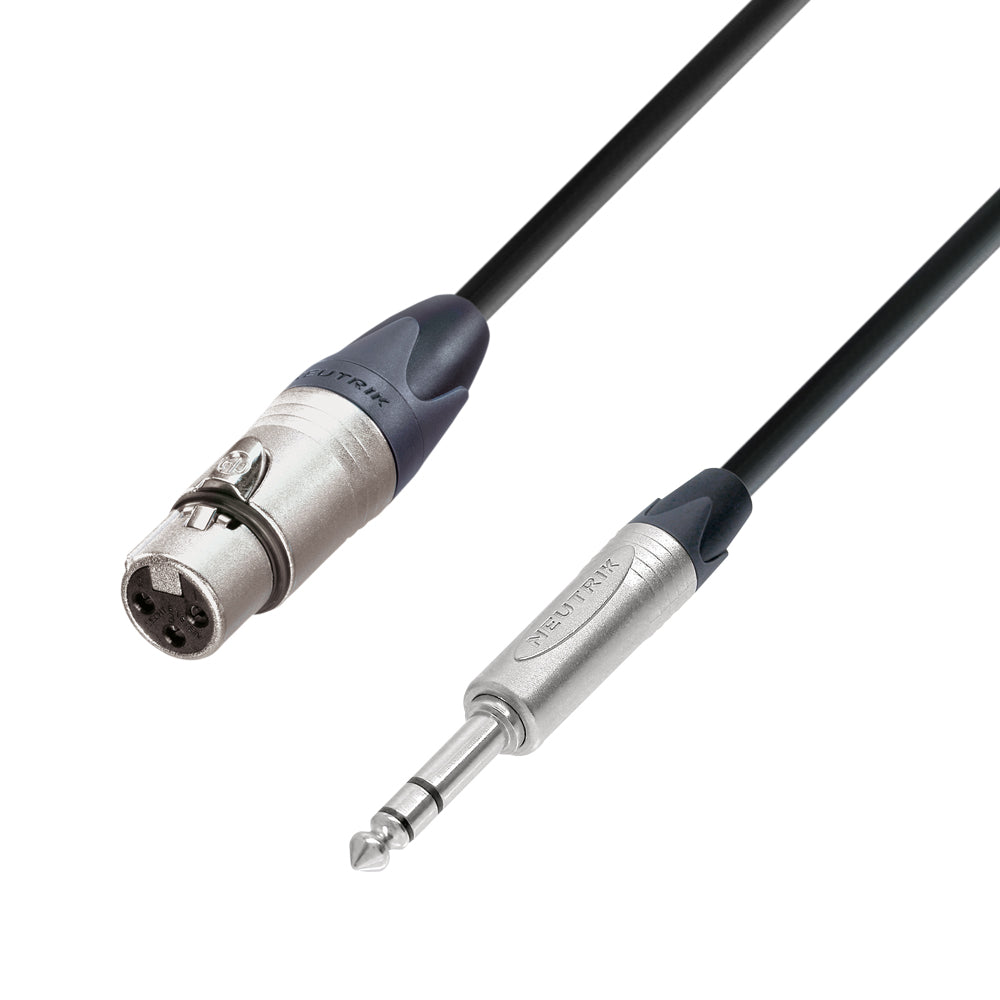 Adam Hall Cables 5 STAR BFV 0500 - Balanced cable Neutrik® female XLR to TRS jack | 5 m