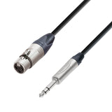 Adam Hall Cables 5 STAR BFV 0500 - Balanced cable Neutrik® female XLR to TRS jack | 5 m