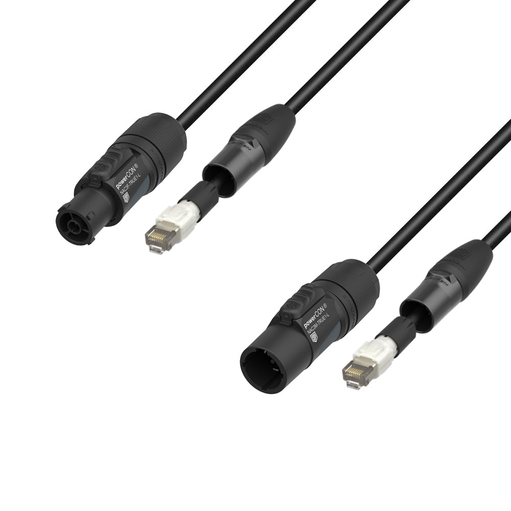 Adam Hall Cables 5 STAR H TCON N 0300 - Hybrid cable network | Neutrik etherCON® x TRUE1® | 3 m