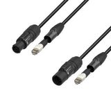 Adam Hall Cables 5 STAR H TCON N 0500 - Hybrid cable for network | Neutrik etherCON® x TRUE1® | 5 m