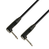 Neutrik Instrument Cable 6.3 mm Angle Jack Mono to 6.3 mm Angle Jack Mono (30 cm)