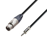 Adam Hall Cables 5 STAR MYF 0150 - Balanced cable | Neutrik® XLR female x Rean® minijack TRS | 1,5 m