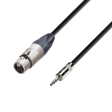Adam Hall Cables 5 STAR MYF 0150 - Balanced cable | Neutrik® XLR female x Rean® minijack TRS | 1,5 m