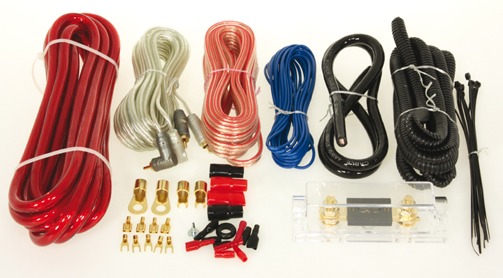 Car Amplifier Cable Set 2-channel (20mm2)