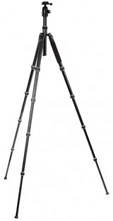 Professional camera/video tripod with ball head, 145 cm