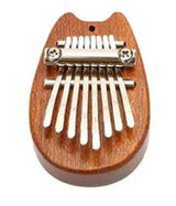 Kalimba with 8 notes. Walnut body. Easttop EK04