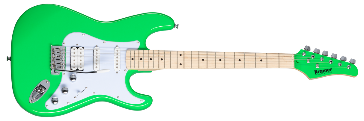 Kramer Focus VT-211S Electric Guitar (Neon Green)