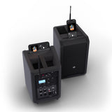 LD Systems ANNY® 8 BPH B5 - Portable battery-powered Bluetooth® PA speaker with mixer and 1x headset microphone (incl. bodypack), Stage Black