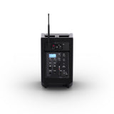 LD Systems ANNY® 8 BPH B5 - Portable battery-powered Bluetooth® PA speaker with mixer and 1x headset microphone (incl. bodypack), Stage Black