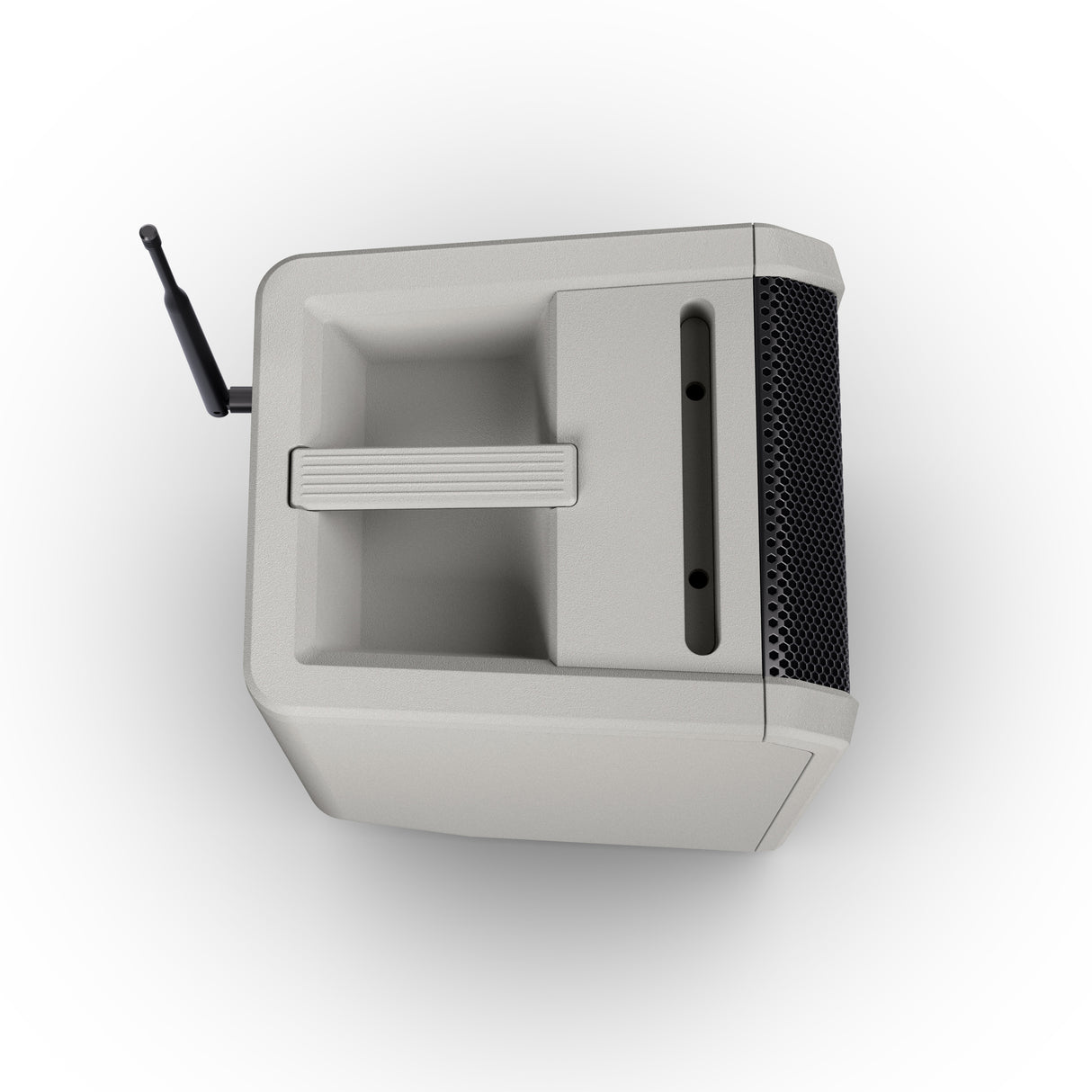 LD Systems ANNY® 8 HHD B5 G - Portable battery-powered Bluetooth® PA speaker with mixer and 1x wireless handheld microphone, Urban Grey