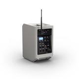 LD Systems ANNY® 8 HHD B5 G - Portable battery-powered Bluetooth® PA speaker with mixer and 1x wireless handheld microphone, Urban Grey