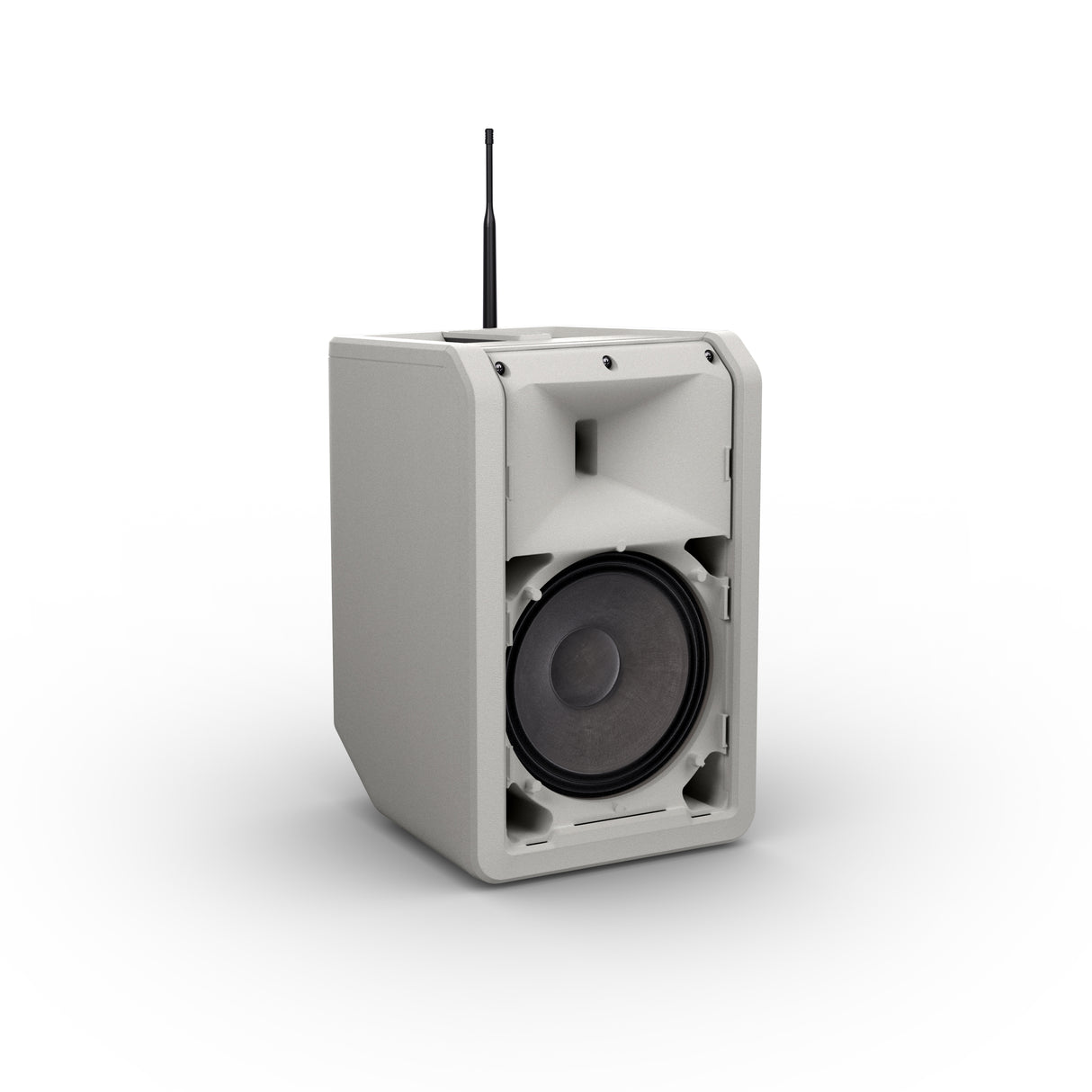 LD Systems ANNY® 8 HHD B5 G - Portable battery-powered Bluetooth® PA speaker with mixer and 1x wireless handheld microphone, Urban Grey