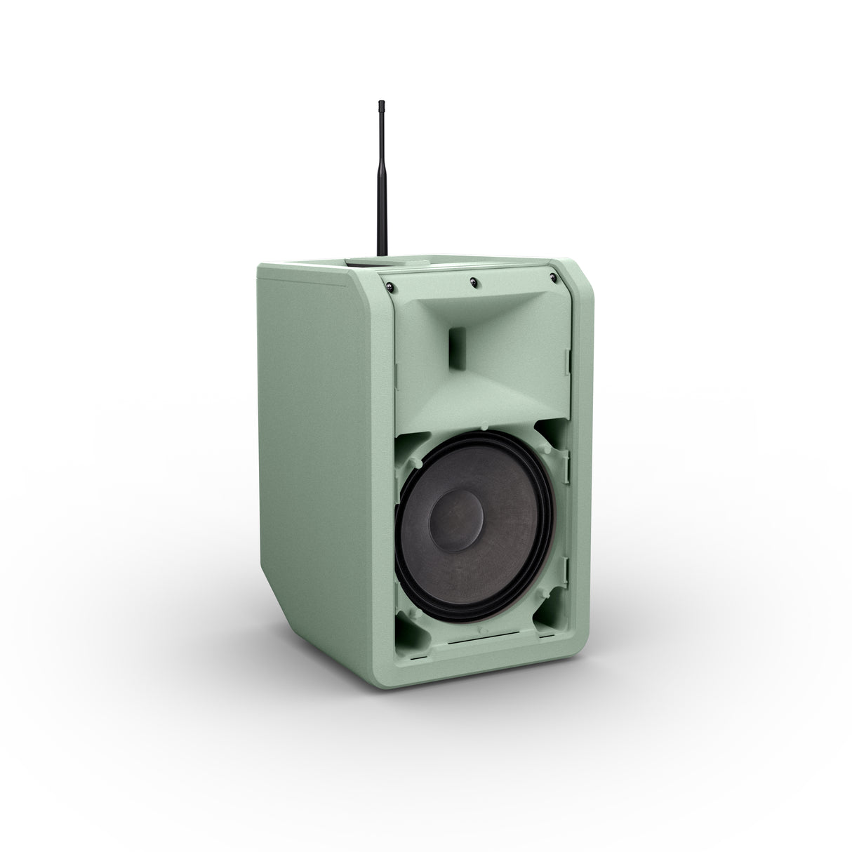 LD Systems ANNY® 8 HHD B6 GN - Portable battery-powered Bluetooth® PA speaker with mixer and 1x wireless handheld microphone, Adventure Green