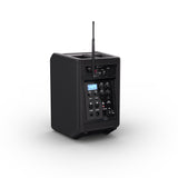 LD Systems ANNY® 8 HHD B6 - Portable battery-powered Bluetooth® PA speaker with mixer and 1 x wireless handheld microphone, Stage Black