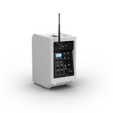 LD Systems ANNY® 8 HHD B8 W - Portable battery-powered Bluetooth® PA speaker with mixer and 1x wireless handheld microphone, pure white