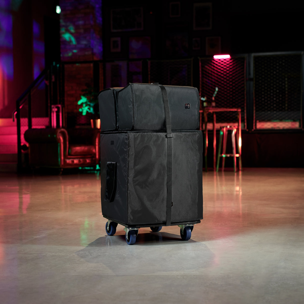LD Systems DAVE 12 G4X BAG SET - Transport set with wheel board and protective cover for DAVE 12 G4X
