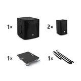 LD Systems DAVE 12 G4X BAG SET - Transport set with wheel board and protective cover for DAVE 12 G4X