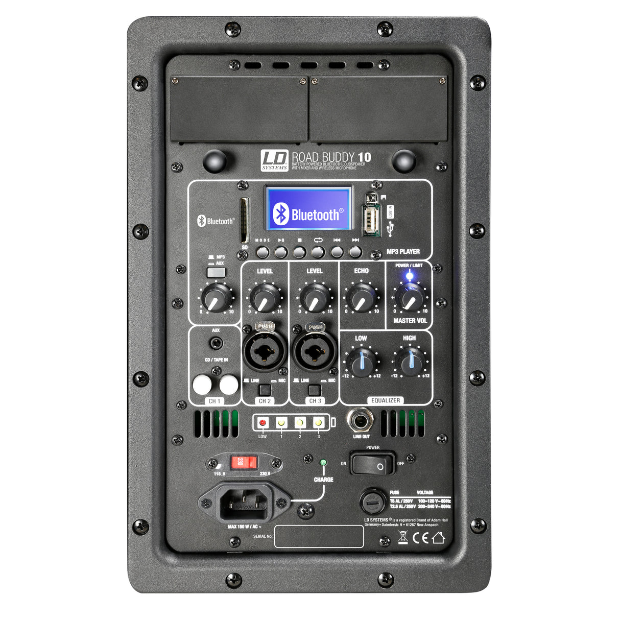 LD Systems ROADBUDDY 10 BASIC - Battery-powered Bluetooth speaker with mixer