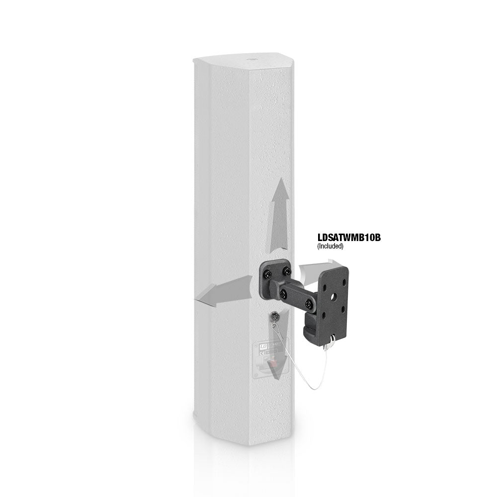 LD Systems SAT 442 G2 - 4 x 4" passive installation speaker, black