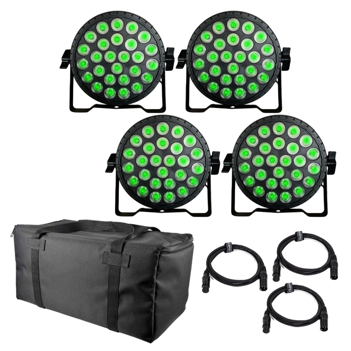 LIGHT4ME FLAT PAR 27 IR RGBW