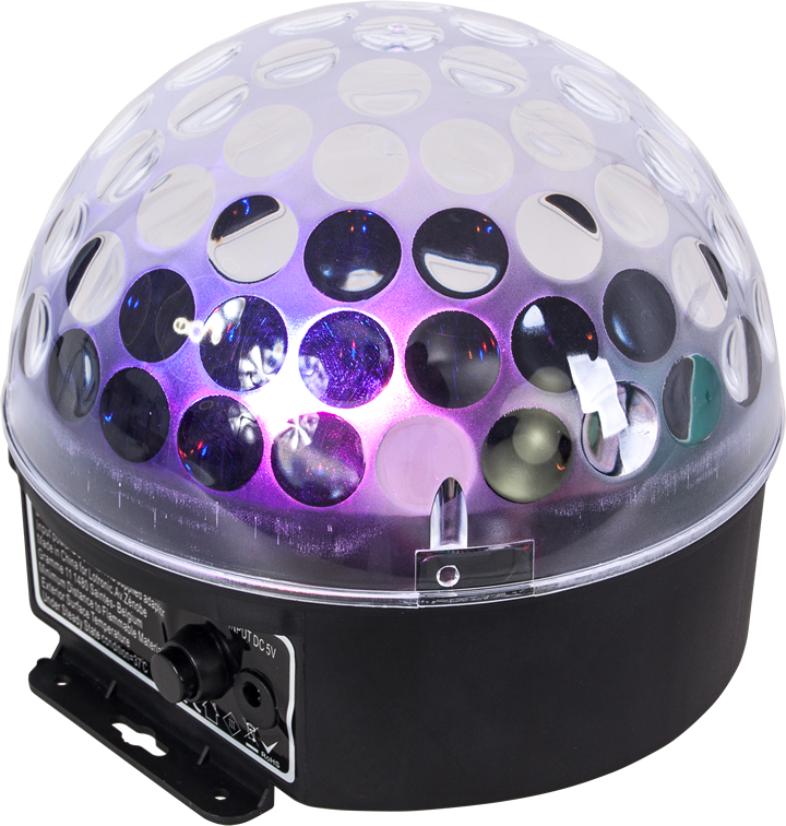 Ibiza Astro-Bat RGBA LED disco light