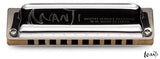 Suzuki Manji M-20 Natural Minor harmonica. Key:  G