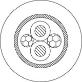 ProCab mikrofonkabel 2 X 0,23 mm² sort - 500 meter