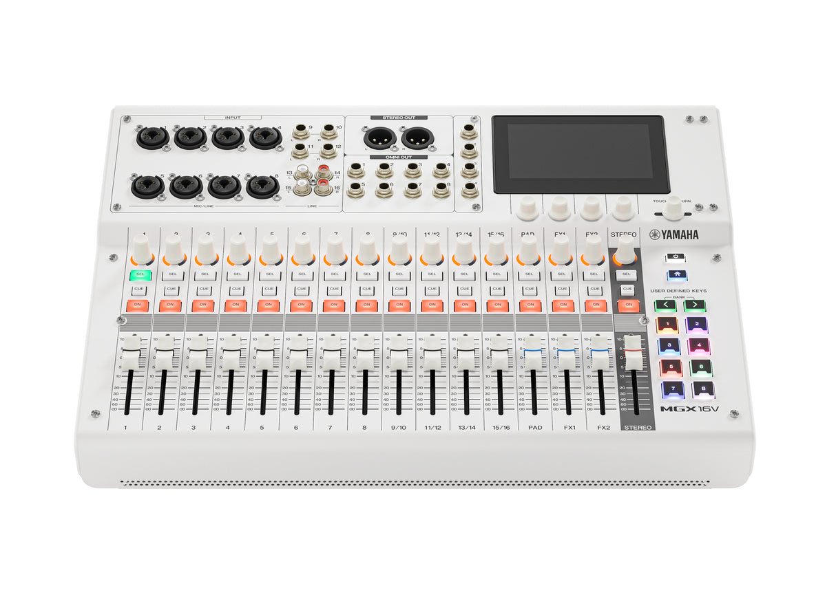 Yamaha MGX16V Digital Mixing Console (White) - Video Version