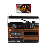 Studio 57 Cassette Player with FM & Bluetooth, Brown + Cassette Tape