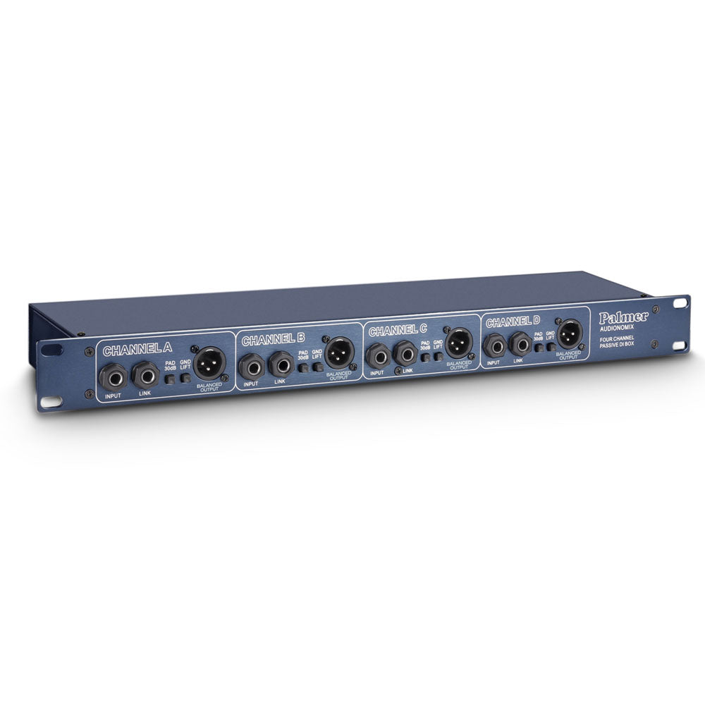 Palmer PAN 03 PASS - 19" DI box, 4-channel, passive