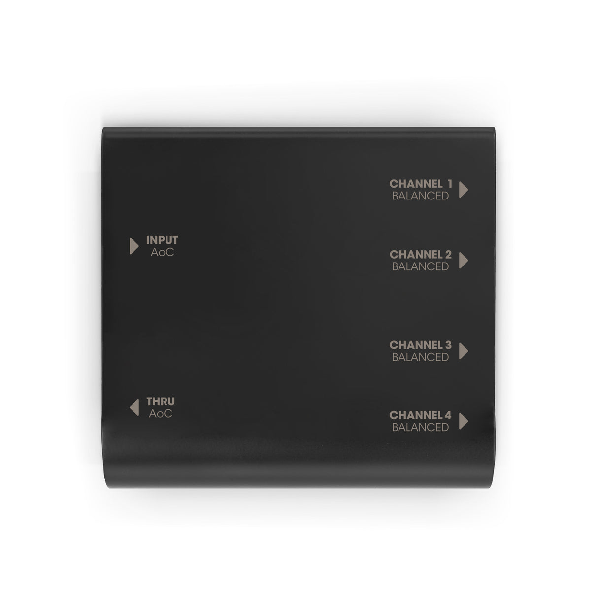 Palmer AoC Box XLRm - Audio over Cat box from etherCON to 4 x XLR male