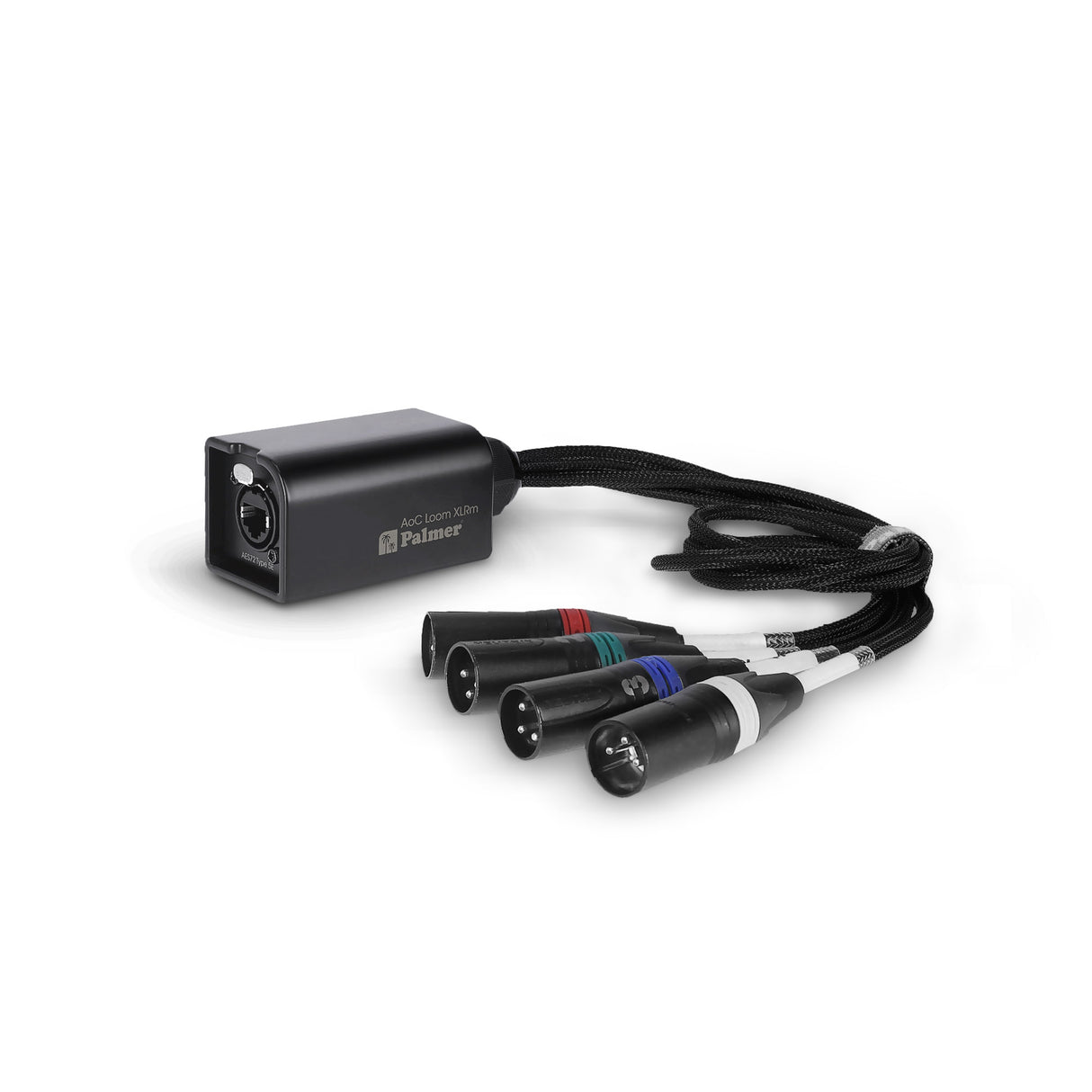 Palmer AoC Loom XLRm - Audio over Cat cable from etherCON to 4 x XLR male