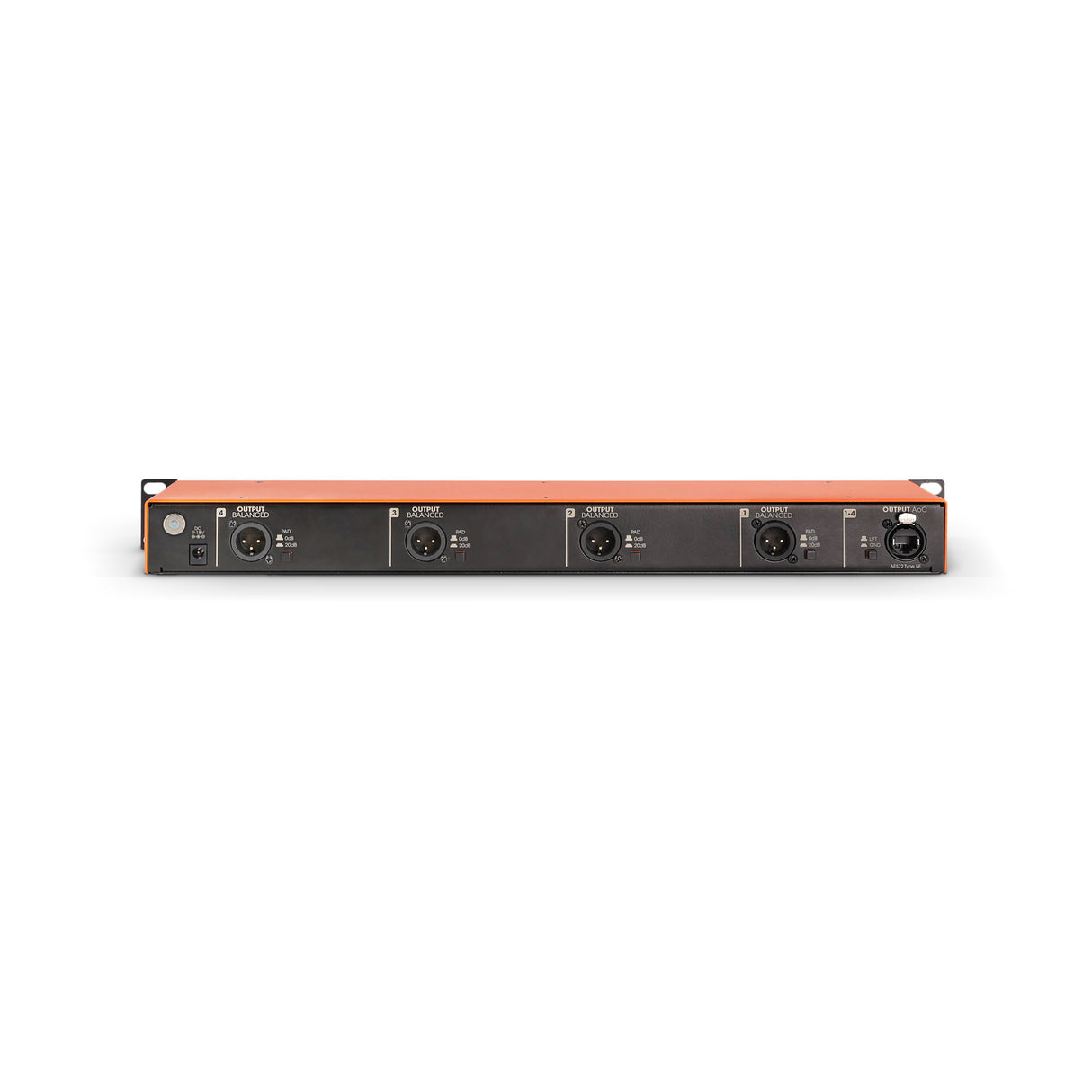Palmer BRIDGE 4A+ - 19" DI box / line isolation box, 4 channels, active