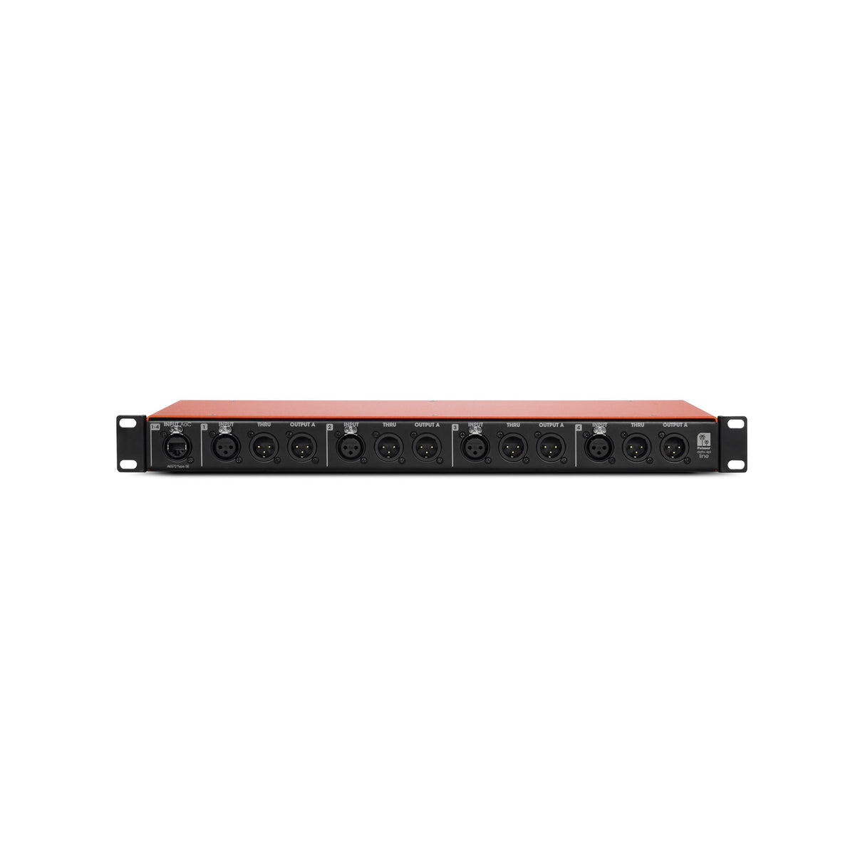 Palmer DELTA 4PL - 4-channel passive line splitter with audio via Cat cable