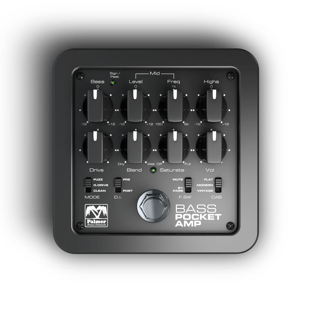 Palmer POCKET AMP BASS - Portable bass preamp