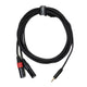 Perfex 2x XLR male to 3.5mm mini-jack cable (6m)