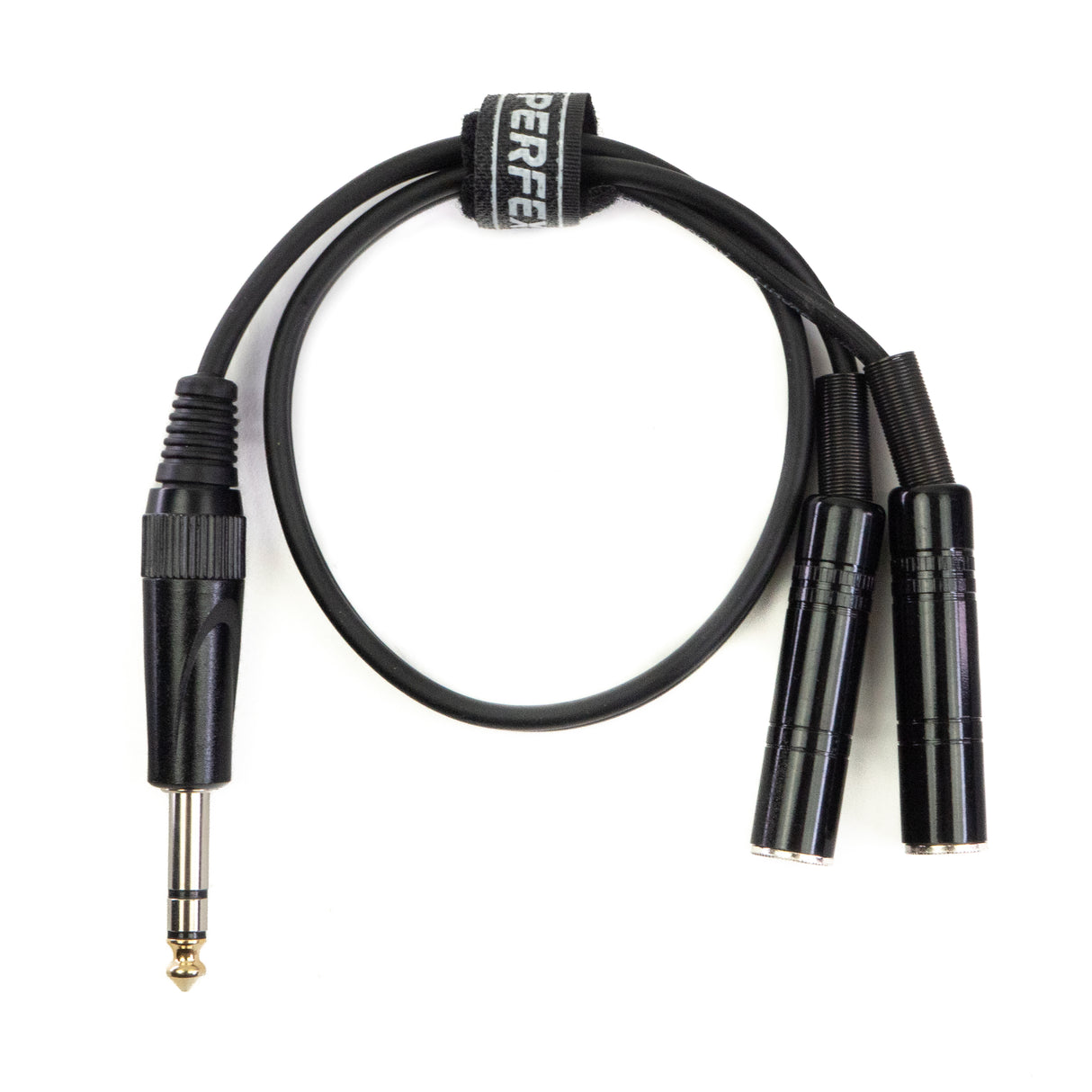 Perfex 6.3mm headphone splitter cable (0.5m)