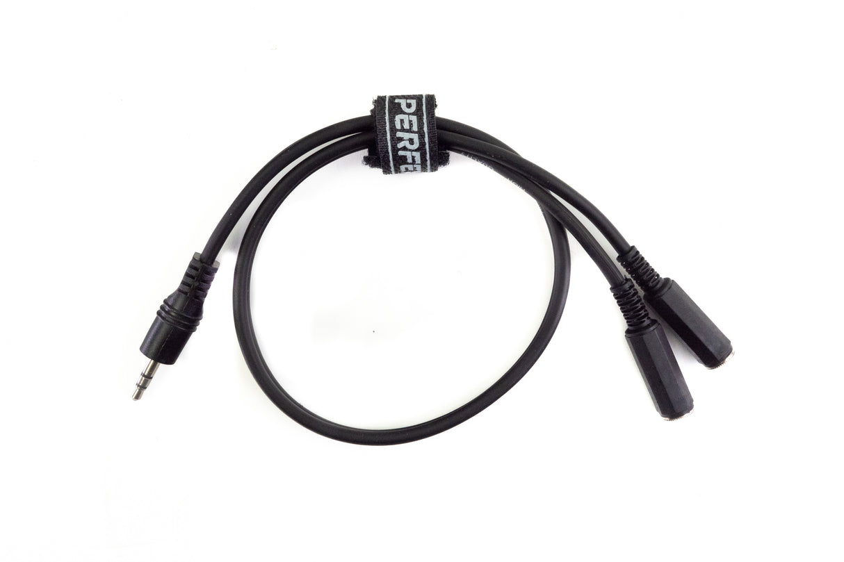 Perfex 3.5mm headphone splitter cable (0.5m)