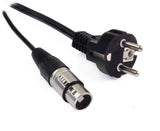 Perfex Schuko & XLR Combo Cable (Audio, 1.5m)