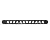 Perfex rack panel 1 unit for 12 (D-Type)