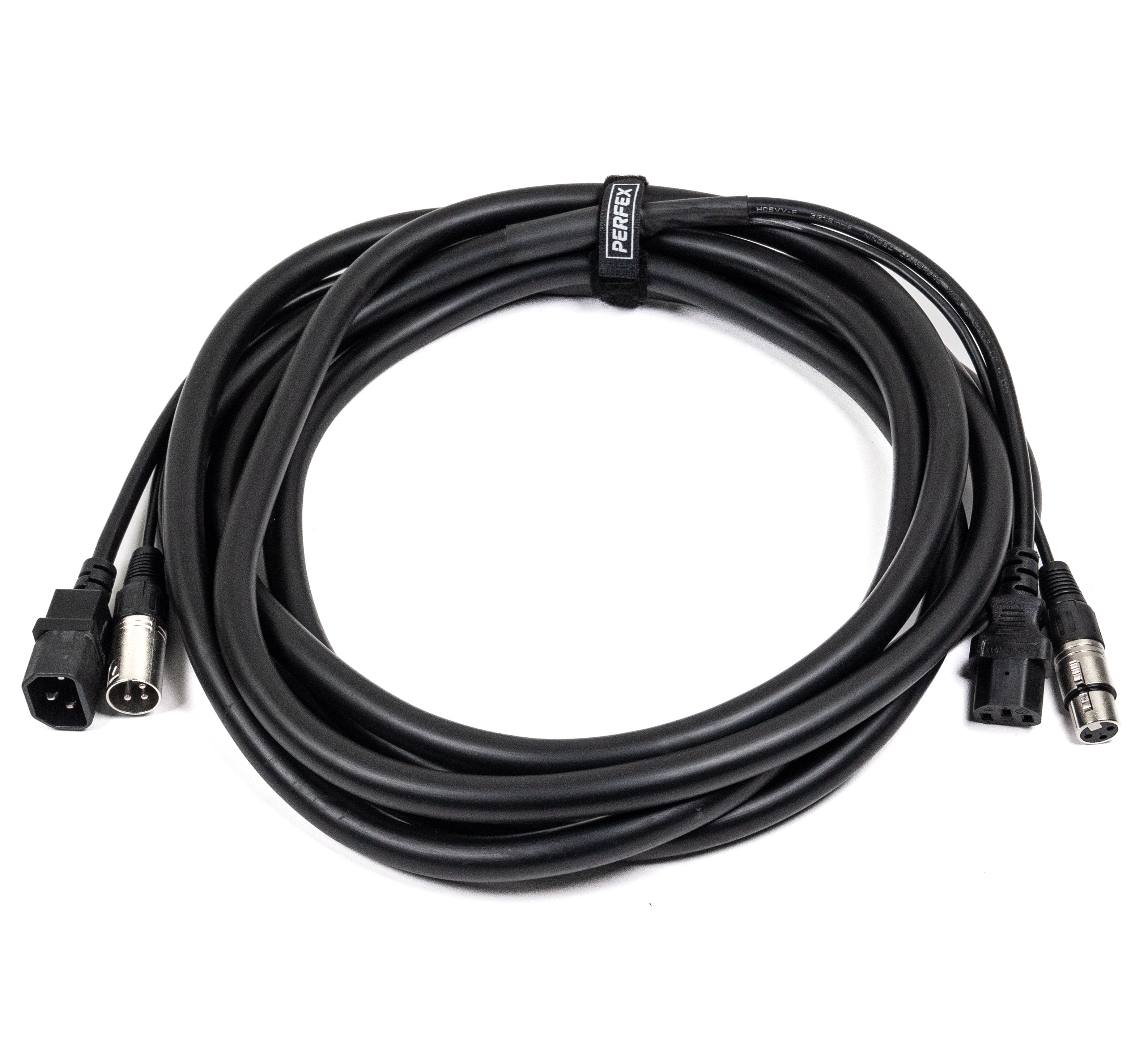 Perfex IEC & XLR Multicable (DMX, 5m)