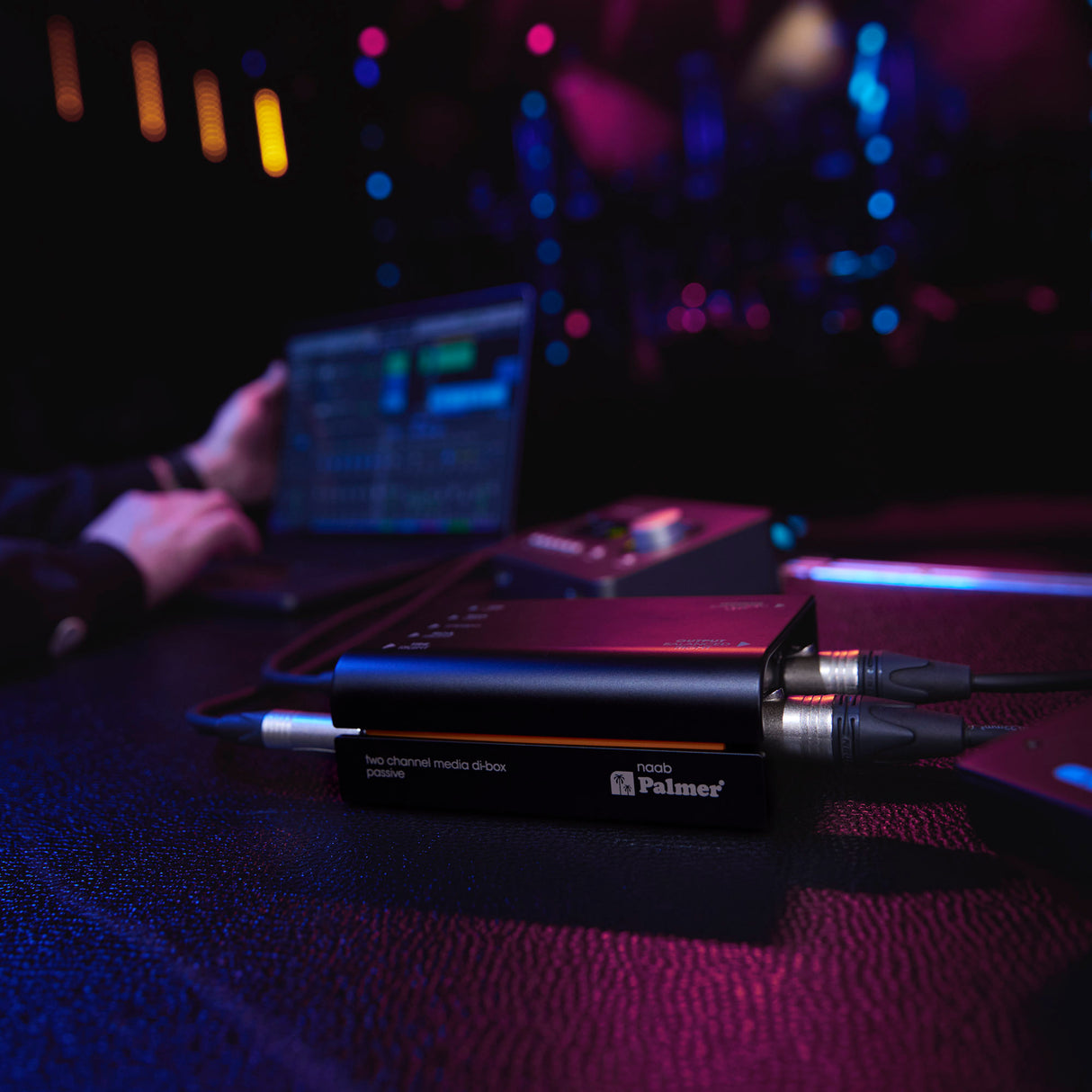 Palmer RIVER naab - Passive 2-channel DI box for media applications