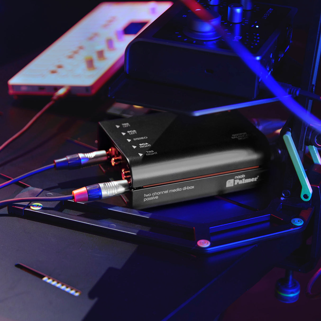 Palmer RIVER naab - Passive 2-channel DI box for media applications