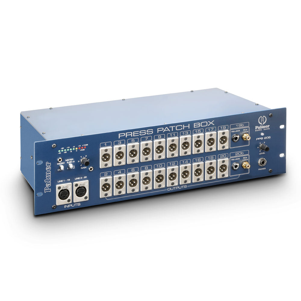 Palmer PB 20 S - Press Patch Box 10-channel stereo / 20-channel mono